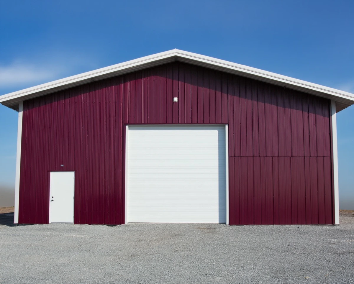 Ангар из металлоконструкций - проект 15