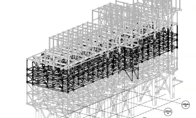 чертеж-схема мнтажа металлоконструкций
